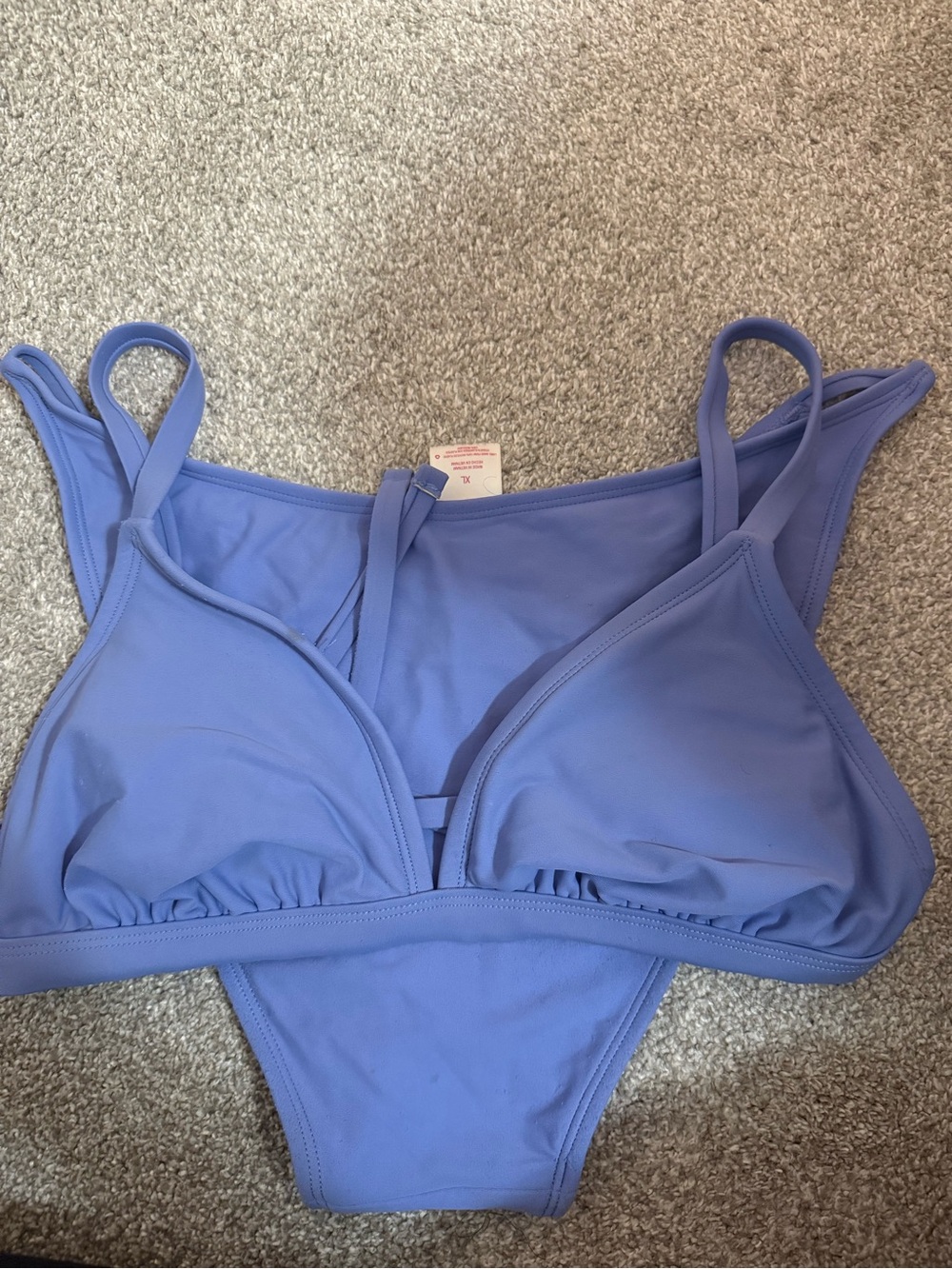 Xhilaration Lavender Triangle Bikini Set